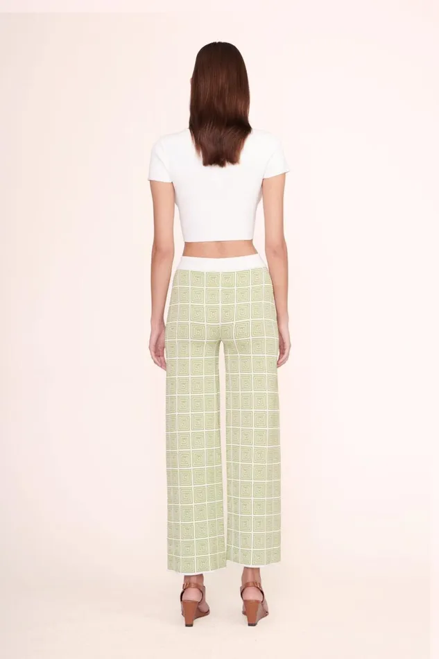Women STAUD Knits ILA TOP WHITE