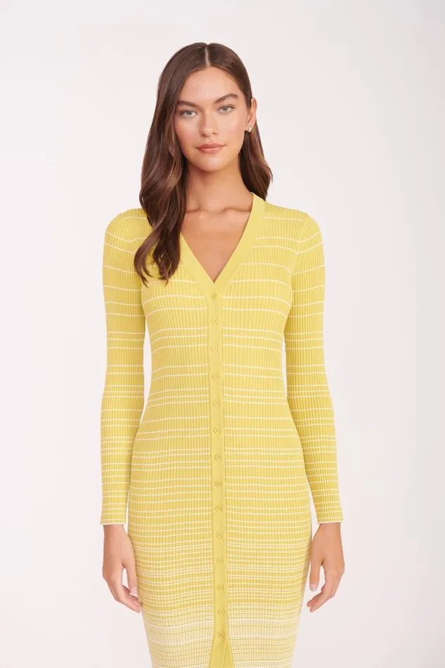 Women STAUD Knits SHOKO SWEATER POLLEN WHITE
