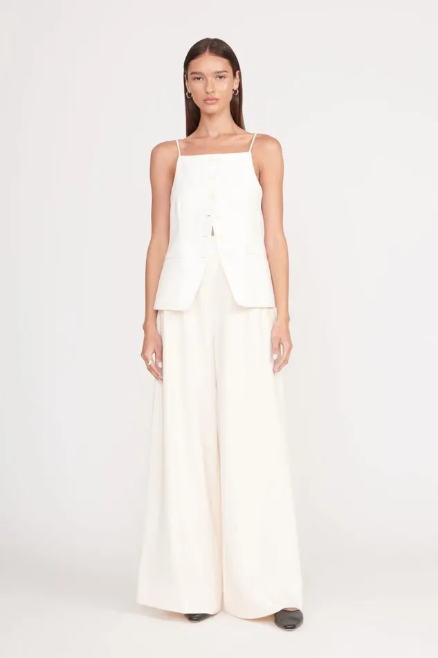 Women STAUD Occasion Dresses CALEB PANT ECRU Women STAUD Occasion Dresses CALEB PANT ECRU