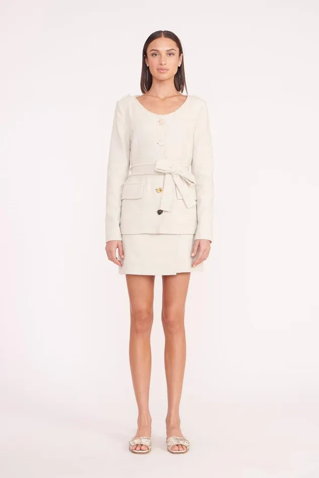 Women STAUD Outerwear and Jackets CHARLES BLAZER OAT MILK Women STAUD Outerwear and Jackets CHARLES BLAZER OAT MILK