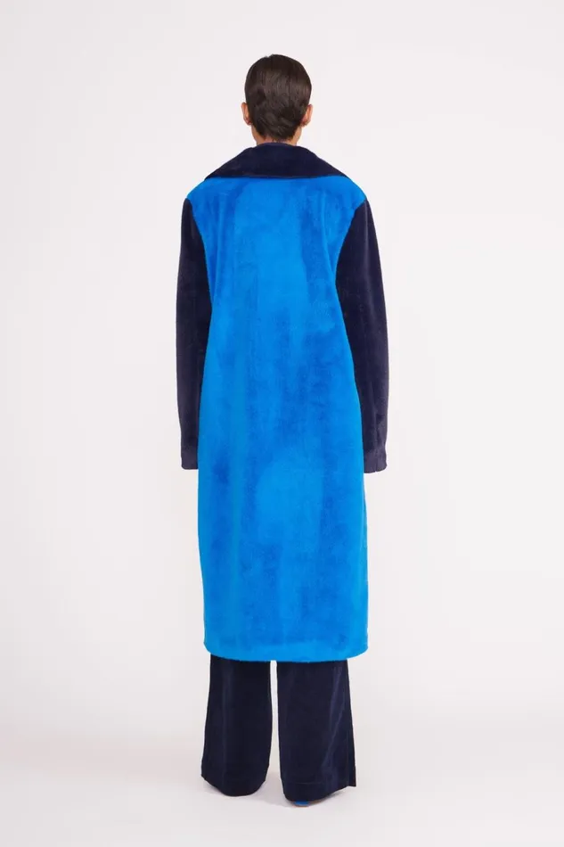 Women STAUD Outerwear and Jackets DUBOIS COAT NAVY DIRECTOR BLUE Women STAUD Outerwear and Jackets DUBOIS COAT NAVY DIRECTOR BLUE