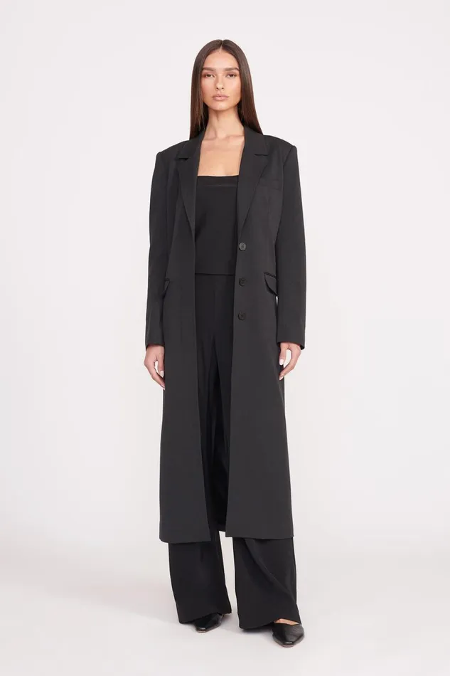 Women STAUD Outerwear and Jackets RALPH COAT BLACK