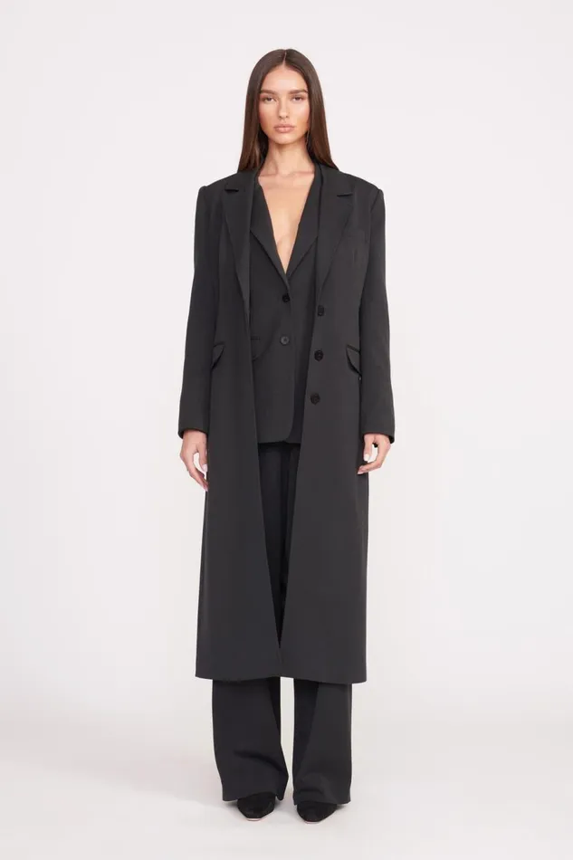 Women STAUD Outerwear and Jackets RALPH COAT BLACK Women STAUD Outerwear and Jackets RALPH COAT BLACK