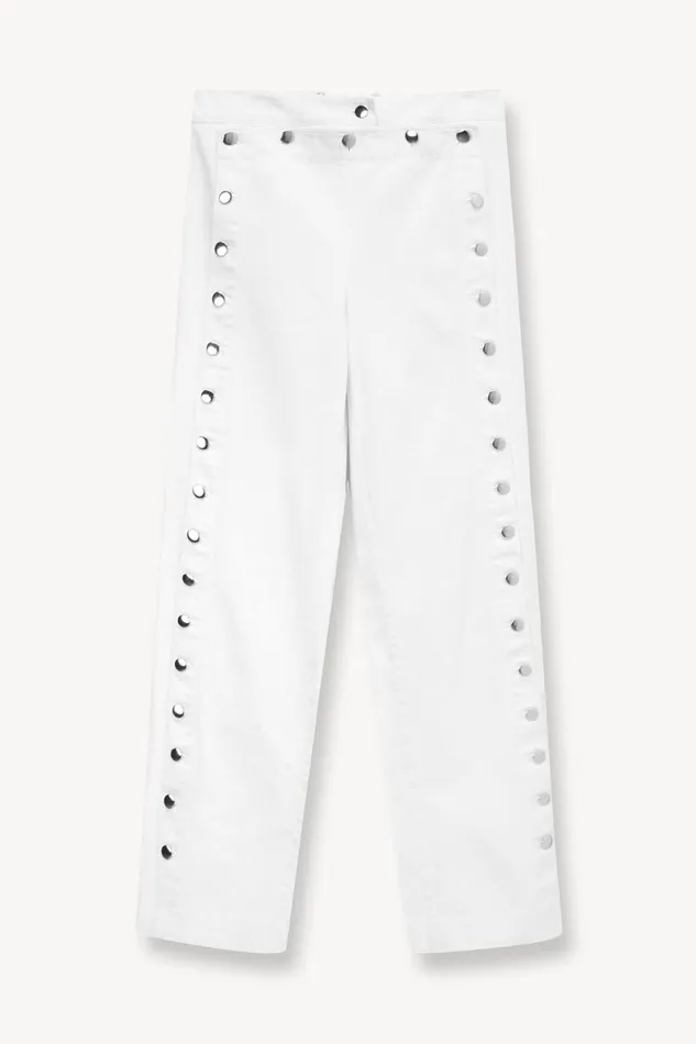 Women STAUD Pants and Shorts CARTER PANT WHITE