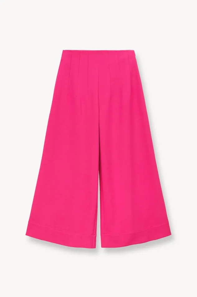 Women STAUD Pants and Shorts CROPPED CALEB PANT MAGENTA Women STAUD Pants and Shorts CROPPED CALEB PANT MAGENTA