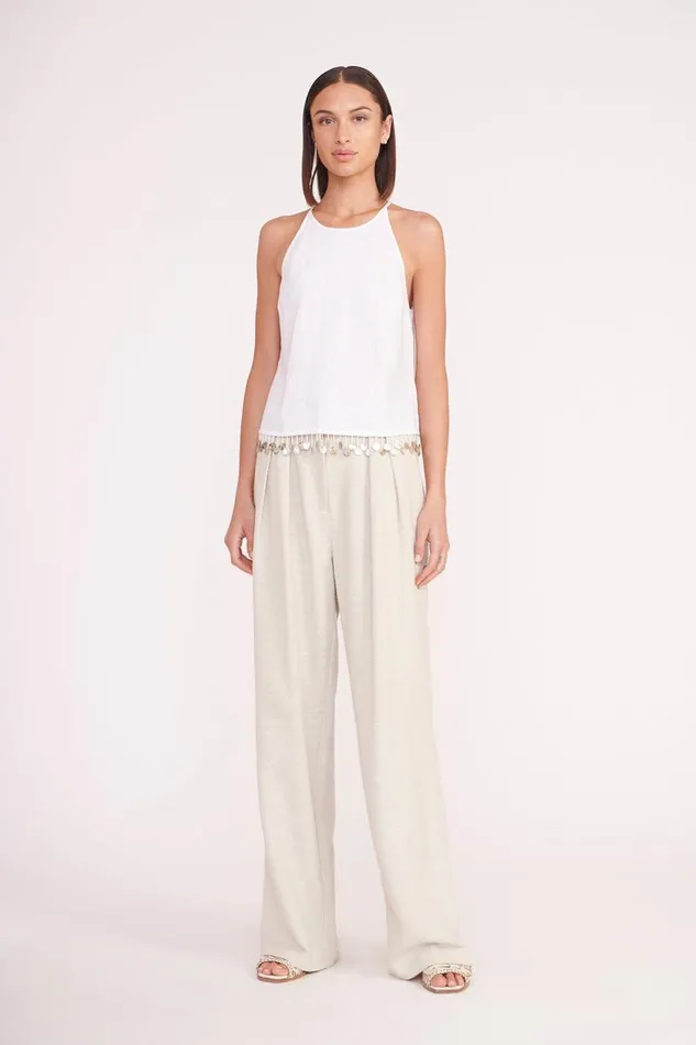 Women STAUD Pants and Shorts LUISA PANT OAT MILK