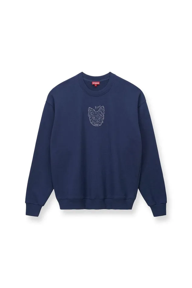 Women STAUD Pet Sweats and Knits CUSTOM STAUD X CBONZ OVERSIZED SWEATSHIRT NAVY