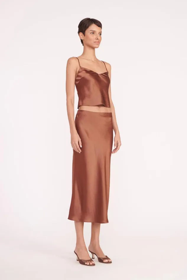 Women STAUD Skirts ANGELA SKIRT CLOVE Women STAUD Skirts ANGELA SKIRT CLOVE