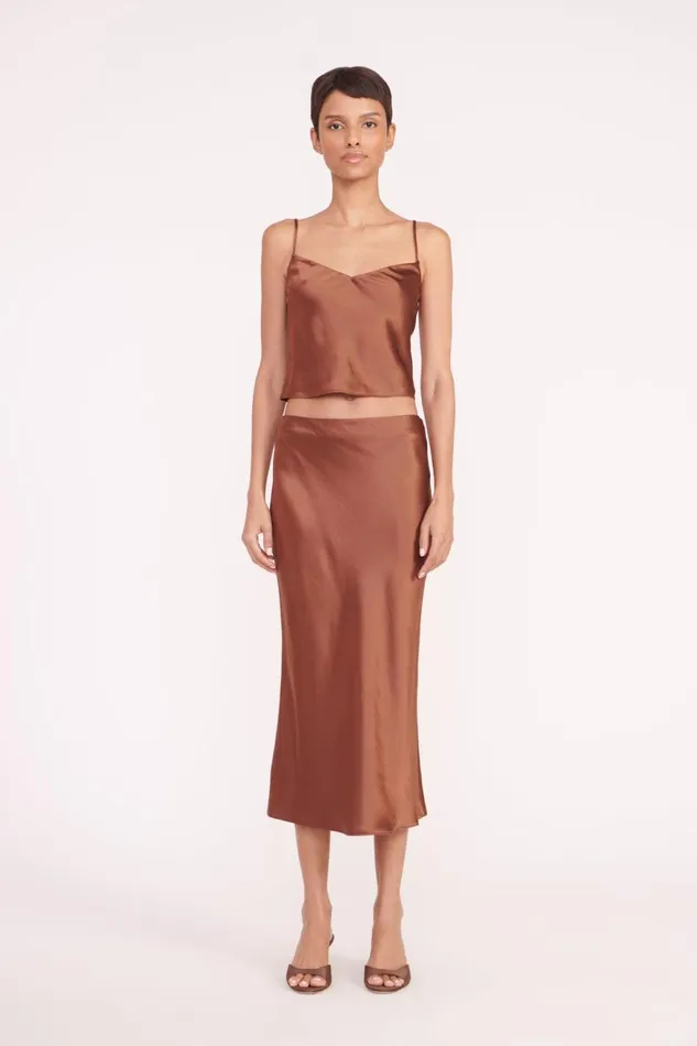 Women STAUD Skirts ANGELA SKIRT CLOVE Women STAUD Skirts ANGELA SKIRT CLOVE