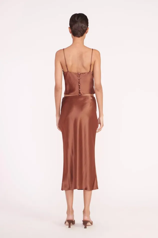 Women STAUD Skirts ANGELA SKIRT CLOVE Women STAUD Skirts ANGELA SKIRT CLOVE