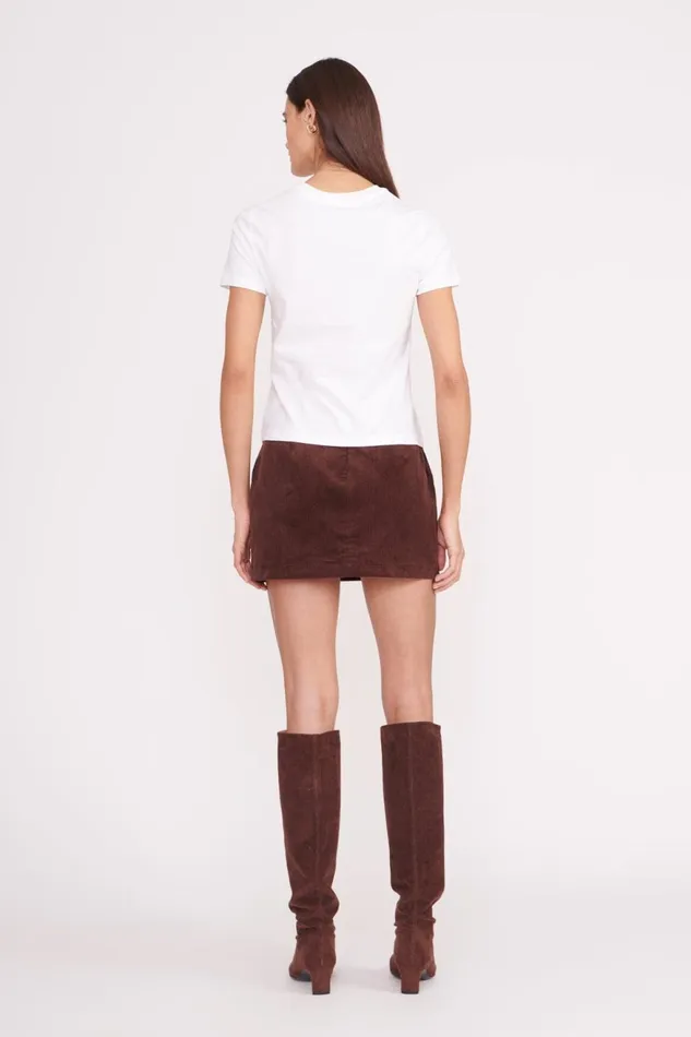 Women STAUD Skirts ANNETTE SKIRT MAHOGANY Women STAUD Skirts ANNETTE SKIRT MAHOGANY