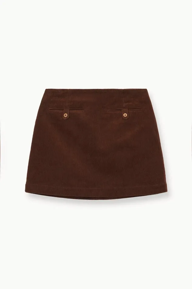 Women STAUD Skirts ANNETTE SKIRT MAHOGANY Women STAUD Skirts ANNETTE SKIRT MAHOGANY