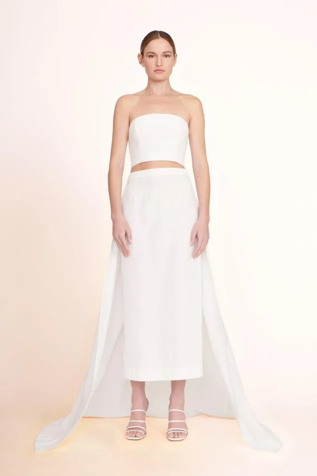 Women STAUD Skirts PRUNELLA SKIRT WHITE