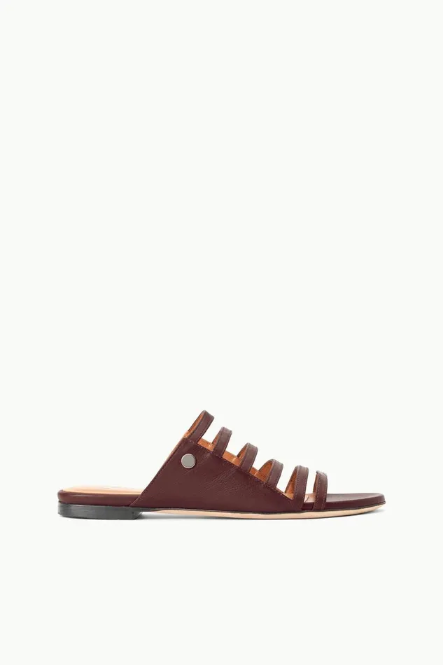 Women STAUD Swim EMMA SANDAL MAHOGANY