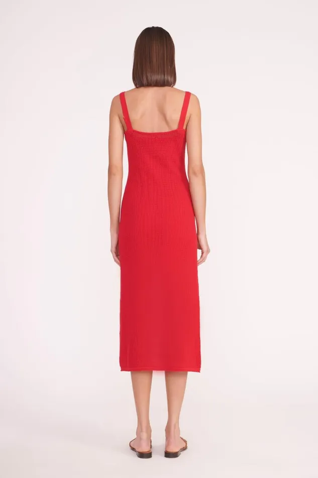 Women STAUD Swim JESSICA COVERUP DRESS RUBY Women STAUD Swim JESSICA COVERUP DRESS RUBY