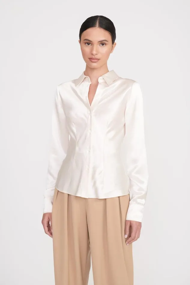 Women STAUD Tops BOGART TOP IVORY