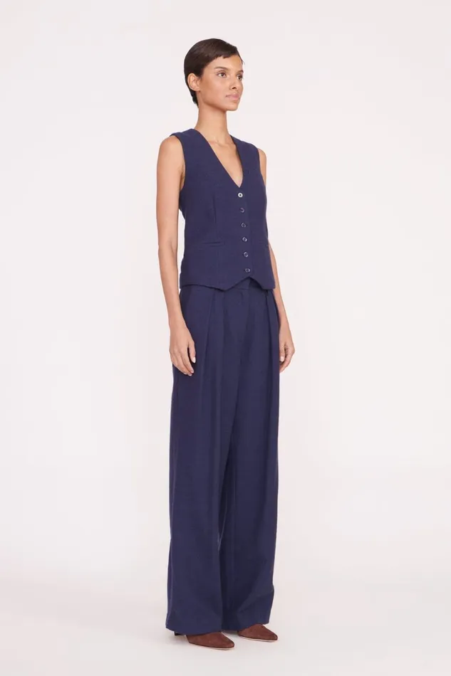 Women STAUD Tops BRETT VEST NAVY Women STAUD Tops BRETT VEST NAVY