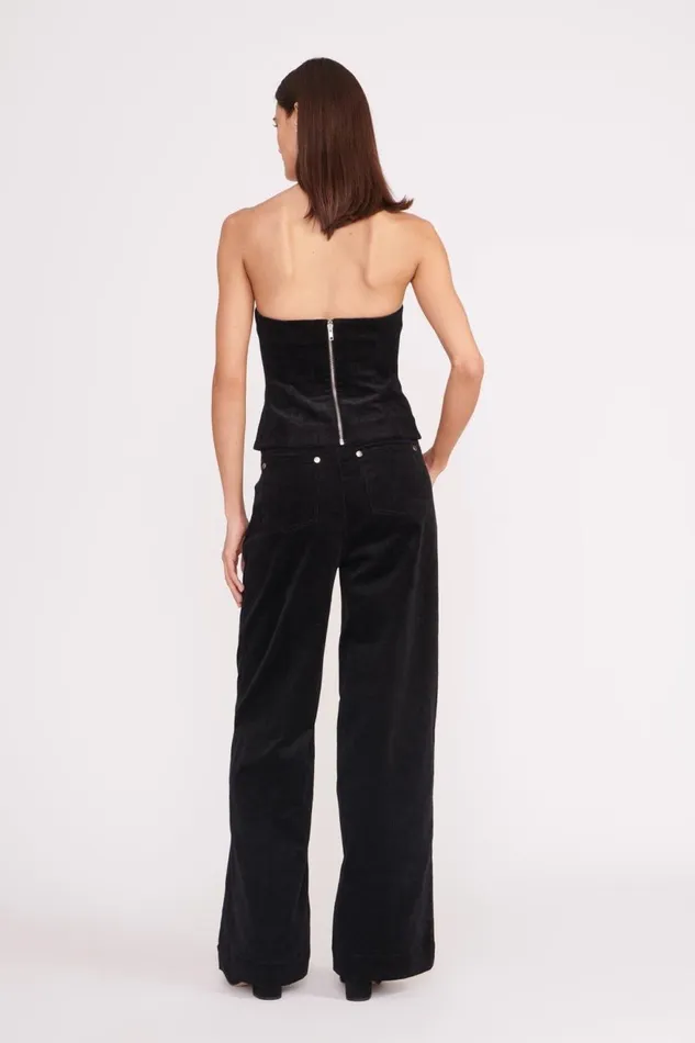 Women STAUD Tops WOODGRAIN TOP BLACK Women STAUD Tops WOODGRAIN TOP BLACK