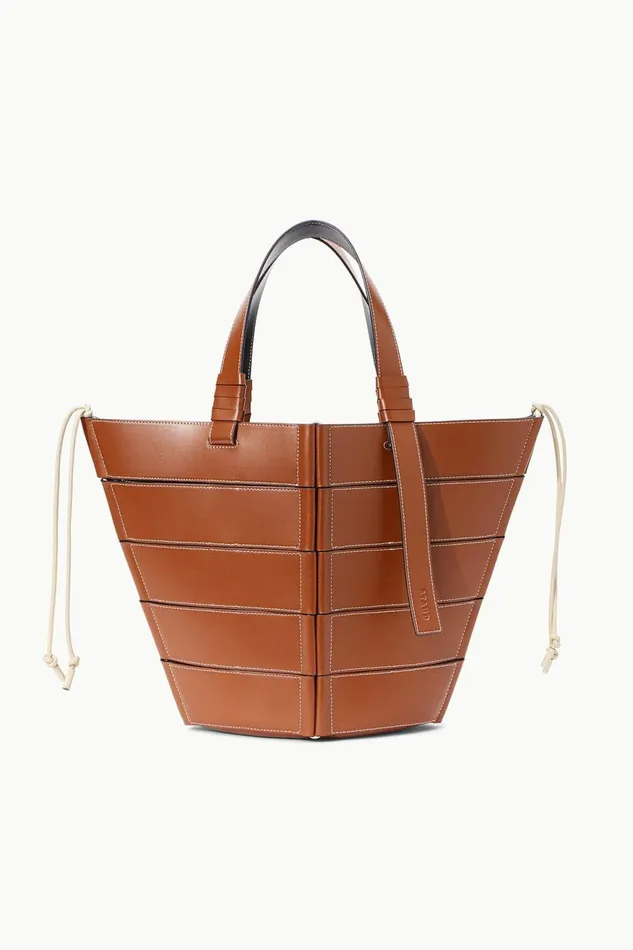 Women STAUD Totes DIAMOND TOTE TAN CREAM