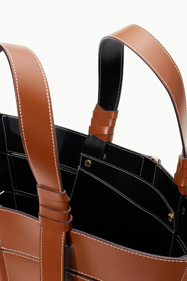 Women STAUD Totes DIAMOND TOTE TAN CREAM Women STAUD Totes DIAMOND TOTE TAN CREAM