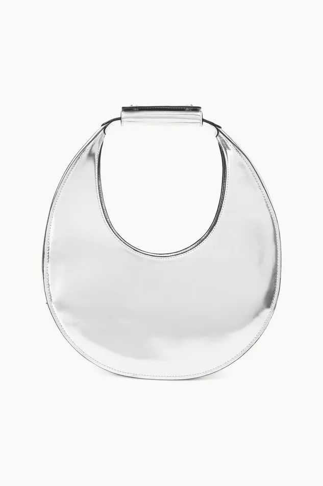Women STAUD Totes MOON BAG CHROME