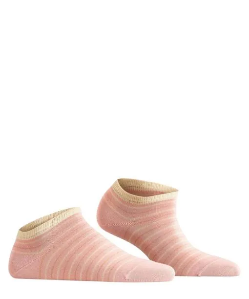 Women Stripe Shimmer Women Sneaker Socks Blossom FALKE Ankle Socks