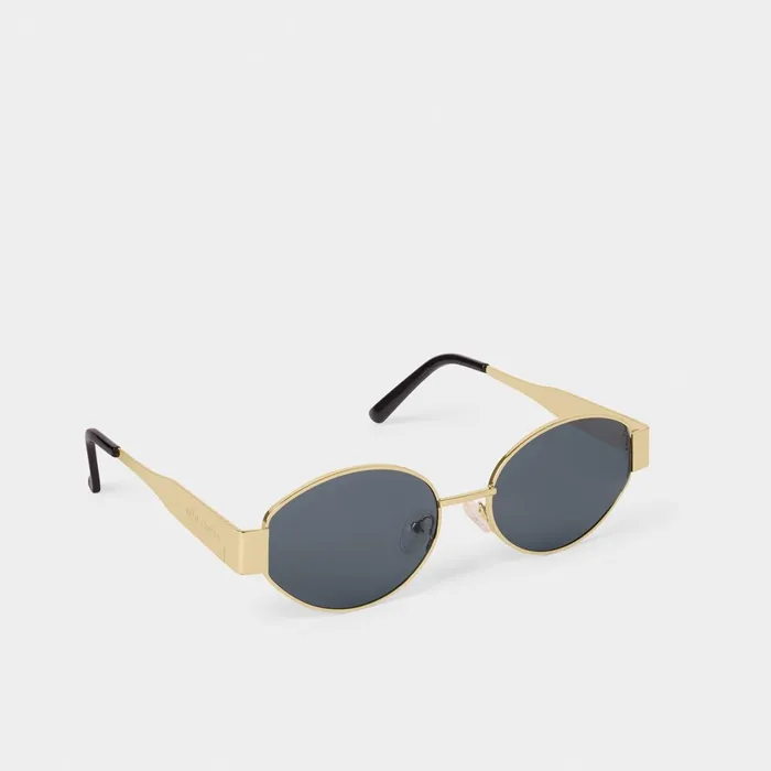 Women Sunglasses and Cases Katie Loxton Siena Matte Gold Sunglasses