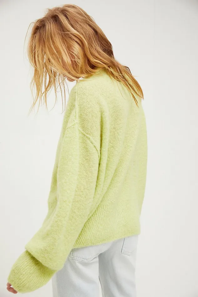 Women Sweaters Free People Eclair Cardi Kiwiberry