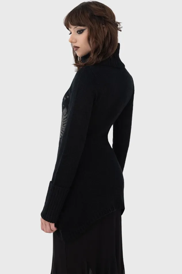 Women Sweaters Killstar Moonflower Sweater
