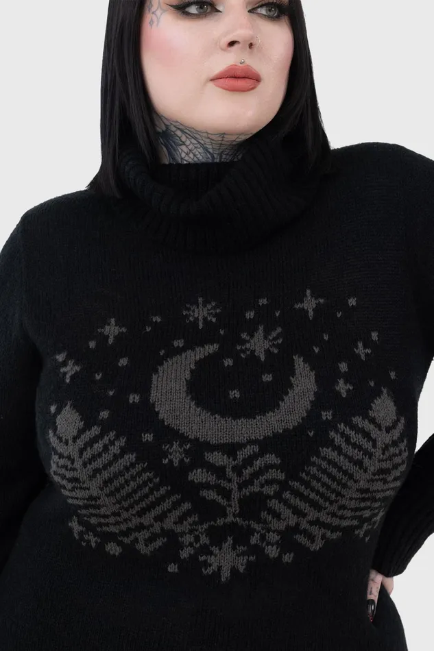 Women Sweaters Killstar Moonflower Sweater