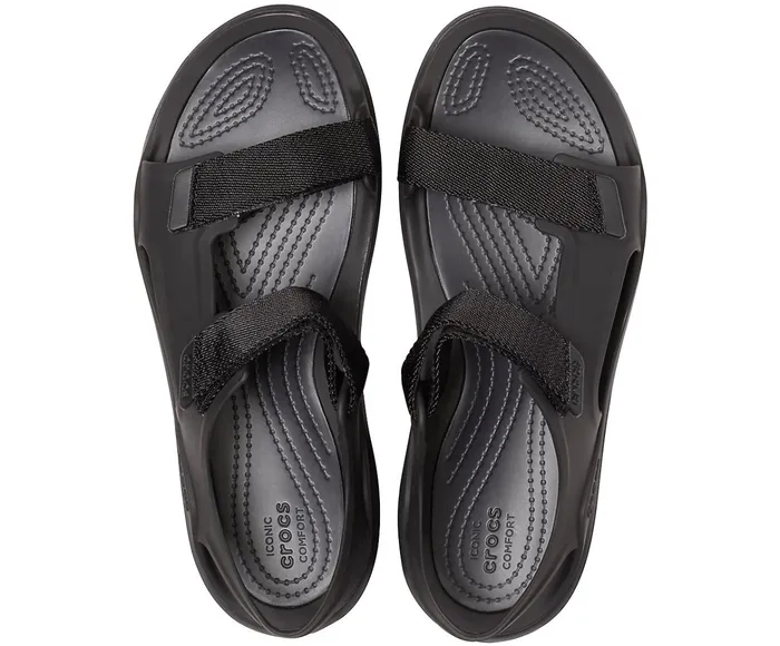 Women Swiftwater Expedition Sandal Black Black Crocs Sandals