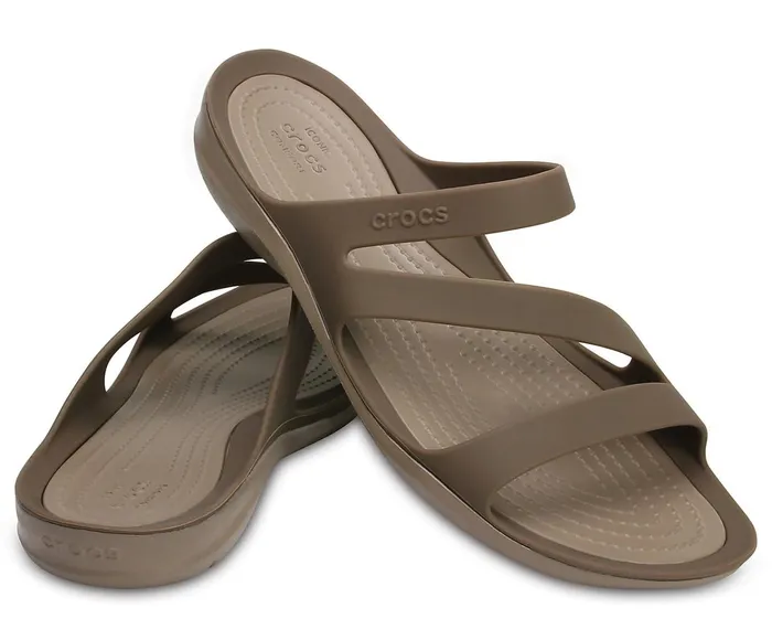 Women Swiftwater Sandal Walnut Crocs Sandals
