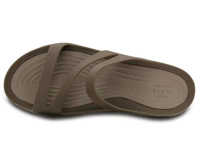 Women Swiftwater Sandal Walnut Crocs Sandals