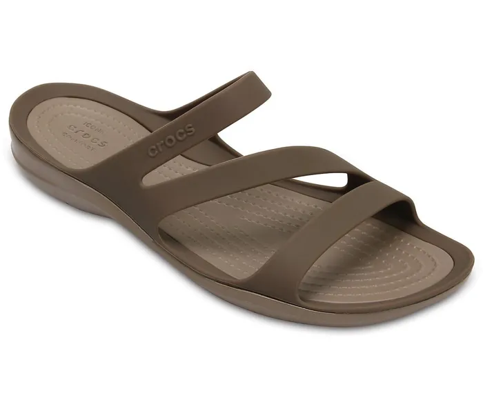 Women Swiftwater Sandal Walnut Crocs Sandals