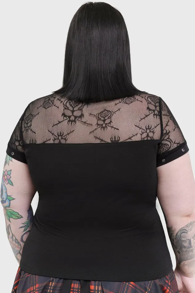 Women TShirts and Vests Killstar Nighthawk Top