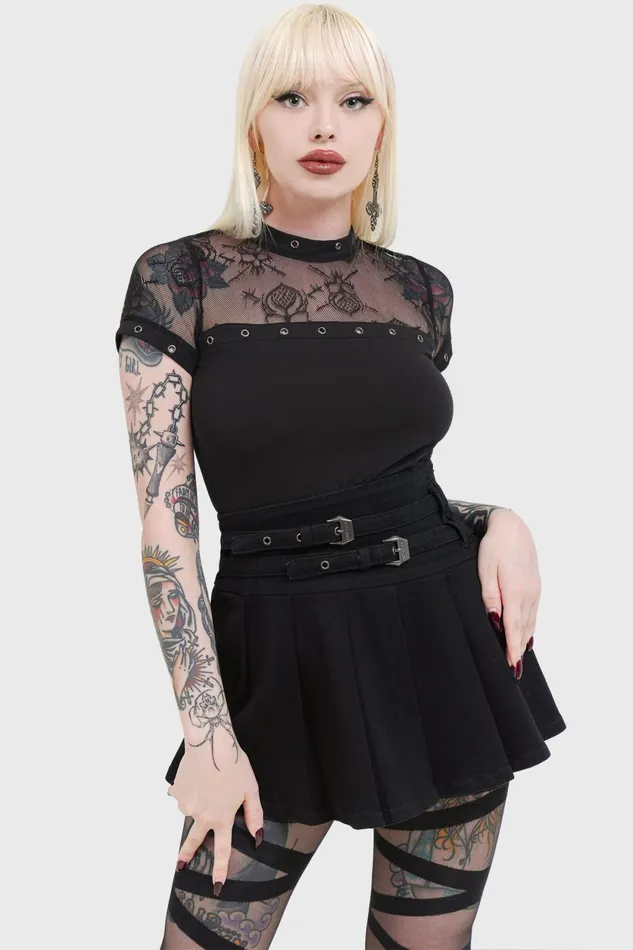 Women TShirts and Vests Killstar Nighthawk Top