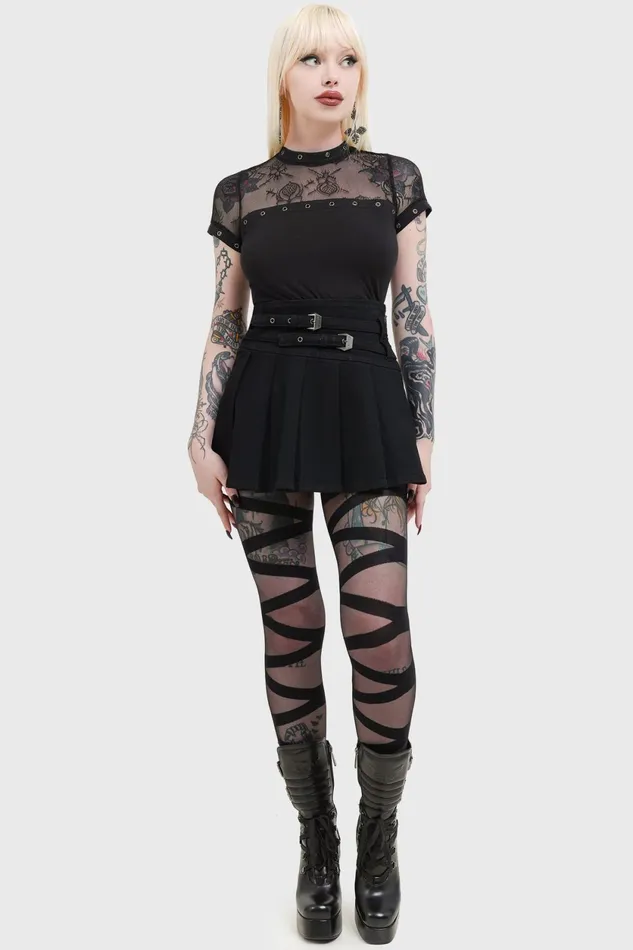 Women TShirts and Vests Killstar Nighthawk Top