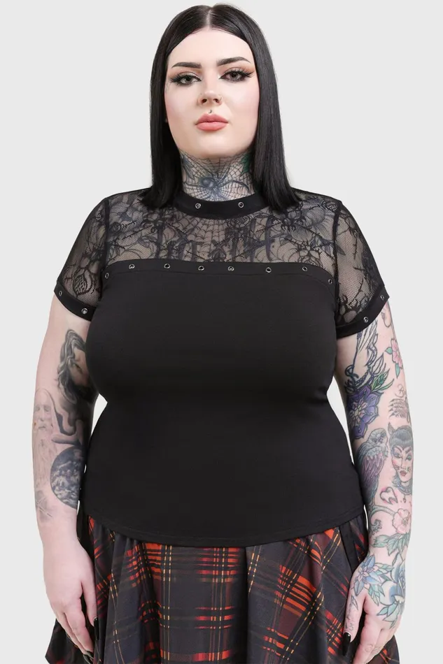 Women TShirts and Vests Killstar Nighthawk Top