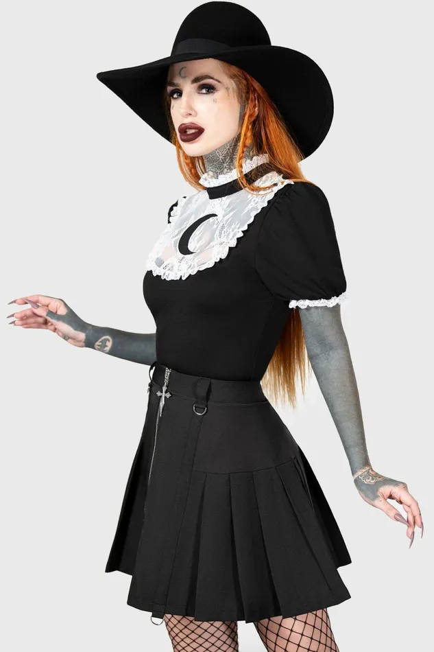 Women TShirts and Vests Killstar Wish Upon A Moon Top