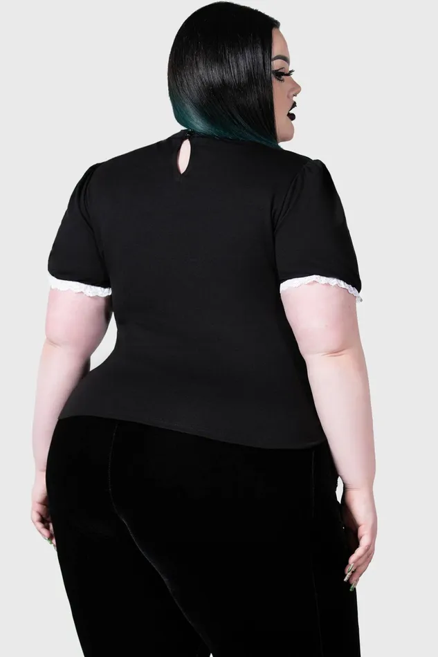 Women TShirts and Vests Killstar Wish Upon A Moon Top