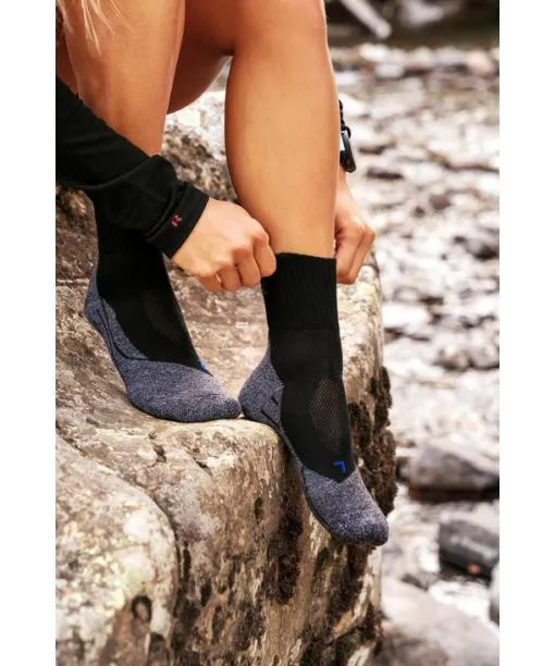 Women TK2 Explore Cool Short Women Trekking Short Sock Nature Mel FALKE Hiking Socks