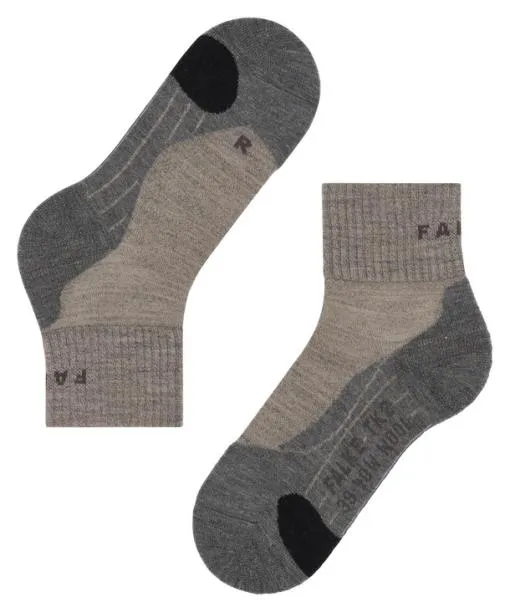 Women TK2 Explore Wool Short Women Trekking Socks Kitt Mouline FALKE Hiking Socks