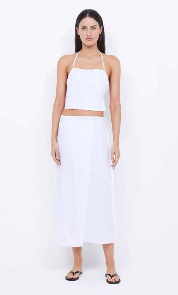 Women Tops Bec Bridge JAYDEN APRON TOP Ivory