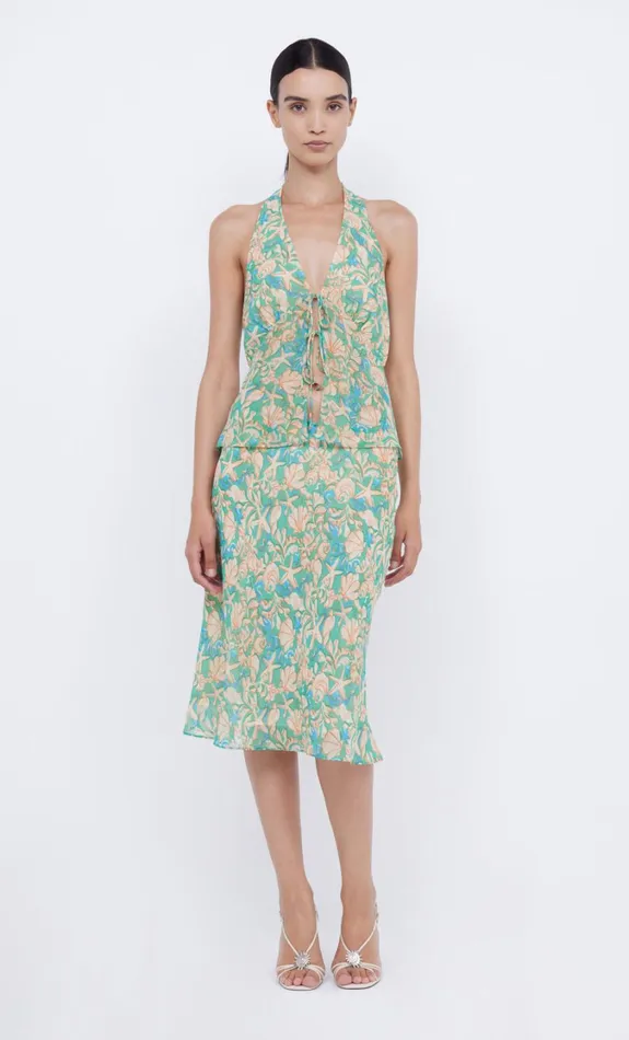 Women Tops Bec Bridge OASIS HALTER TOP Under The Sea
