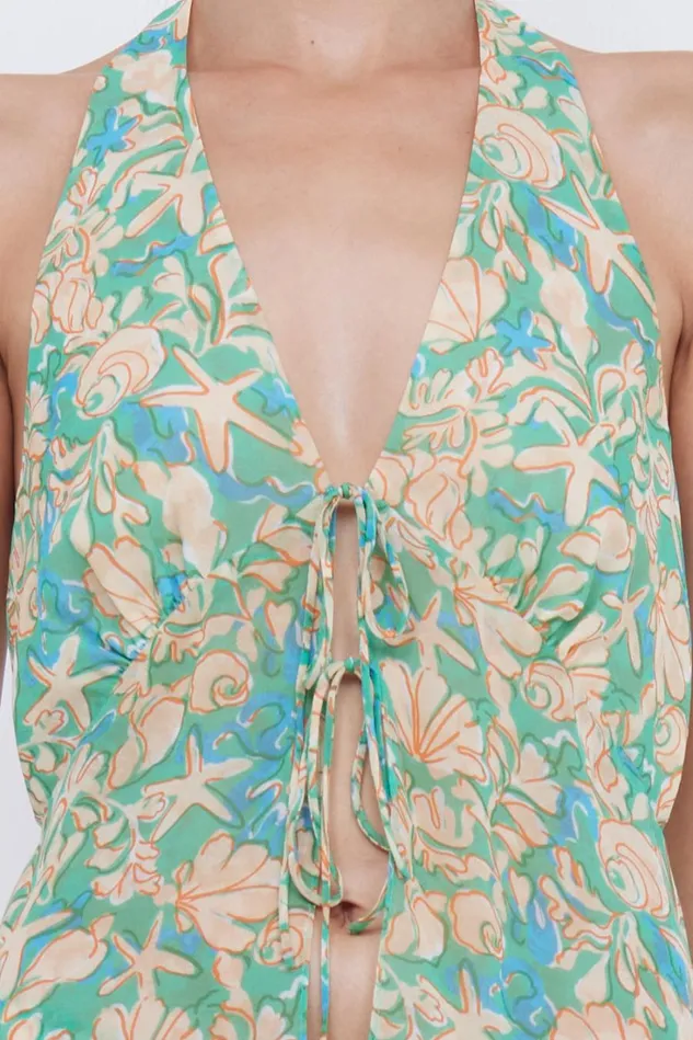 Women Tops Bec Bridge OASIS HALTER TOP Under The Sea