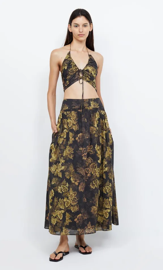 Women Tops Bec Bridge PALMER HALTER CROP Jasper Floral