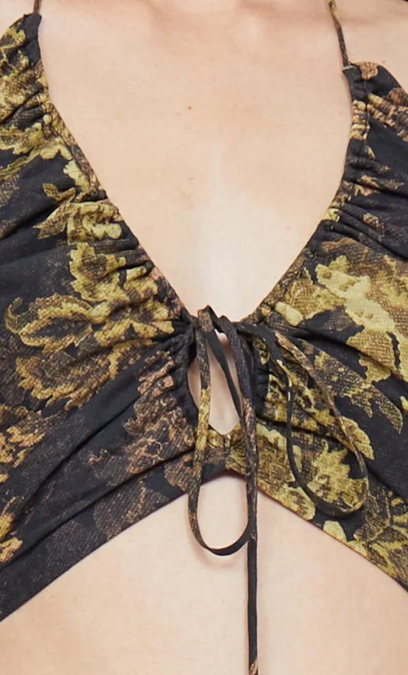 Women Tops Bec Bridge PALMER HALTER CROP Jasper Floral
