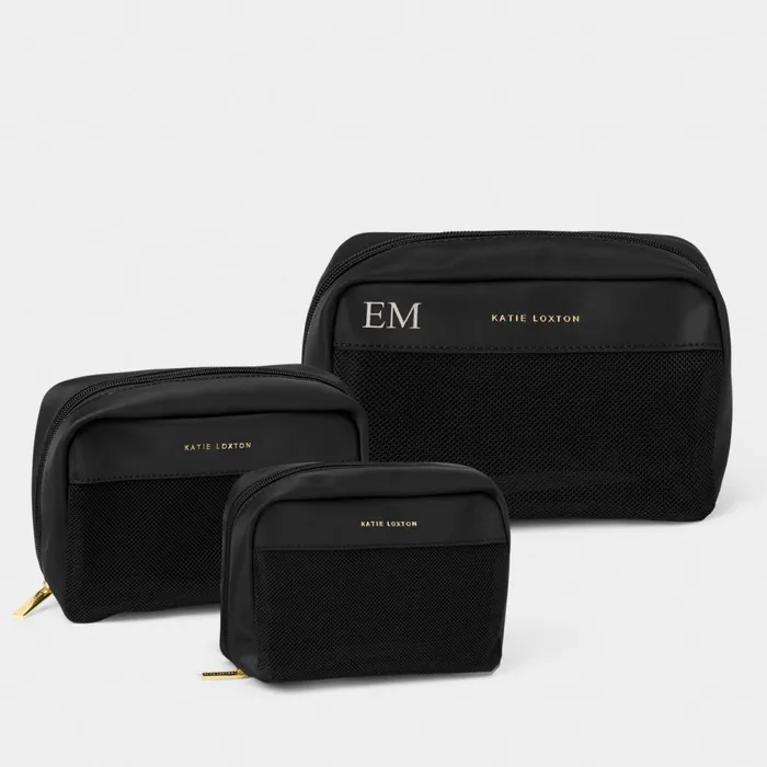 Women Travel Accessories Katie Loxton Travel Packing Cubes and Organisers In Black