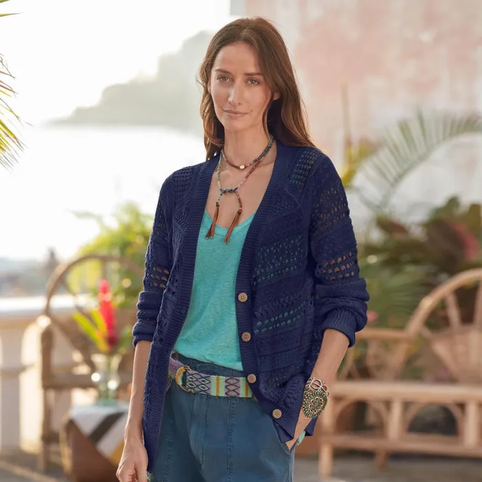 Women Travelers Cardigan Petite Samba Red Sundance Catalog Sweaters Women Travelers Cardigan Petite Samba Red Sundance Catalog Sweaters