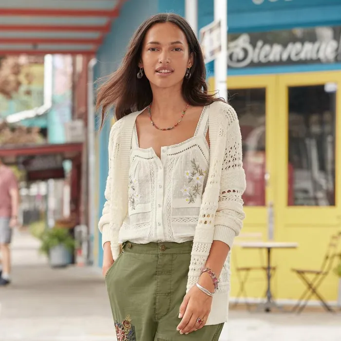 Women Travelers Cardigan Petite Samba Red Sundance Catalog Sweaters Women Travelers Cardigan Petite Samba Red Sundance Catalog Sweaters
